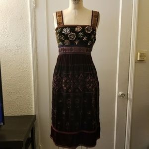 Cynthia Steffe velvet boho dress